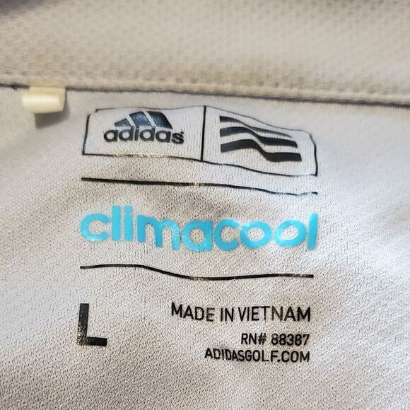 Adidas Clima Cool Gray & Blue Shirt - Picture 3 of 4